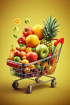 电商元素手机购物网购插画图片