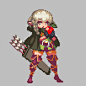 Pixel art character sprite :: elvin archer - fantasy - video game / pixelart