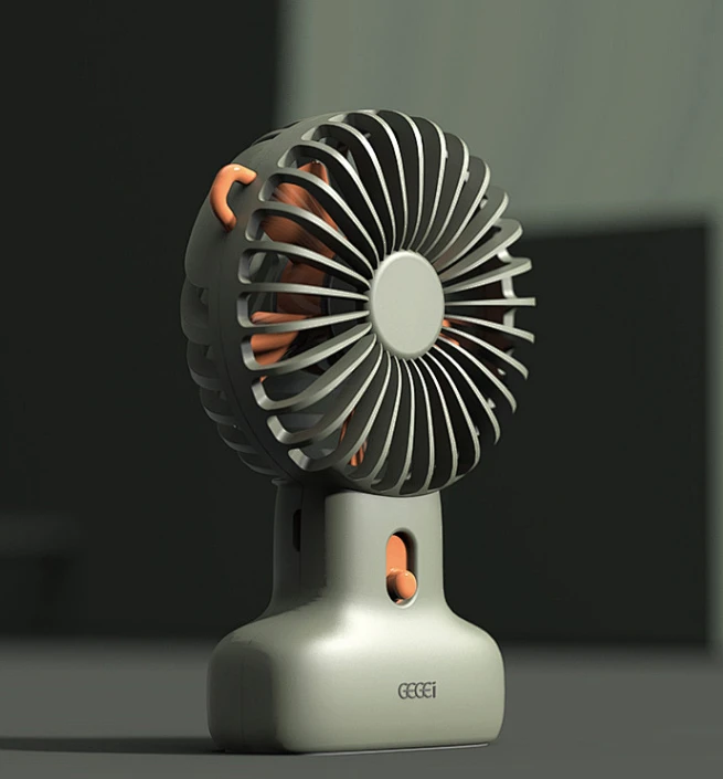 GEGEi迷你usb小风扇手持便携式充电小型学生宿舍随身可爱床上静音-淘宝网