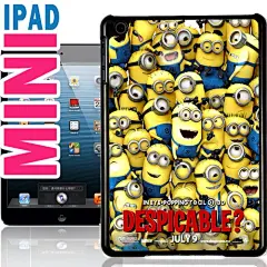 苹果ipad mini迷你保护套壳卑鄙的我小黄人可爱萌物电影海报定制