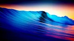 苹果MAC 海滩波形4K高清壁纸
