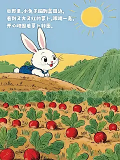 儿童绘本故事 | 小兔子拔萝卜 - 小红书