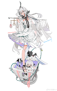·菠萝包·采集到立绘
