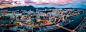 Aerial View of Hong Kong Cityscape