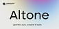 Altone Font Poster 3