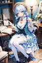 #神里绫华 神里绫华 - かわいい人的插画