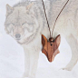 handmade wooden wolf pendant ♥ this wooden wolf necklace is for all the wolf lovers, to celebrate the beauty of wolves. it is available in six beautiful tree options: juniper, mahogany, hornbeam, walnut, padauk and olive. necklace material is waxed thread