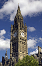 英国曼彻斯特市政厅的钟楼