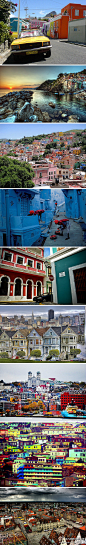 每个城市都有他的色彩。摄影师们捕捉到了城市中不同的色彩。