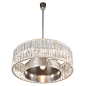 Faceted Crystal Double-Row Chandelier, Austrian, 1960s | 1stdibs.com