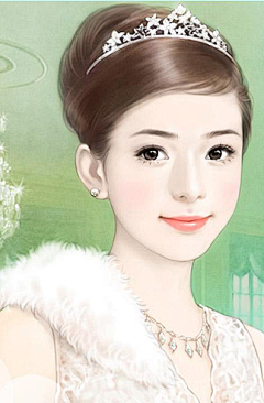 公主千岁采集到手绘现代美女