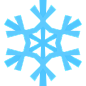 蓝色的圣诞雪花图标 iconpng.com #Web# #UI# #素材#