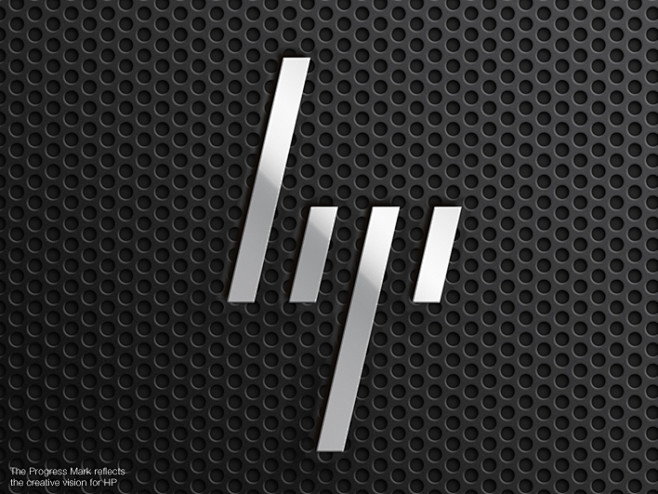 这是惠普的新Logo 以后惠普电脑标志就...