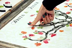 婚礼或者重要聚会的签到印上指纹，谁能不说这是一个很有纪念意义的收藏品？