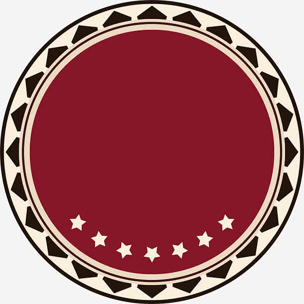 红色花边勋章_新图网 https://i...