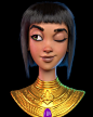 Cartoon Egypt princess, Nurshat CG : daily work finished