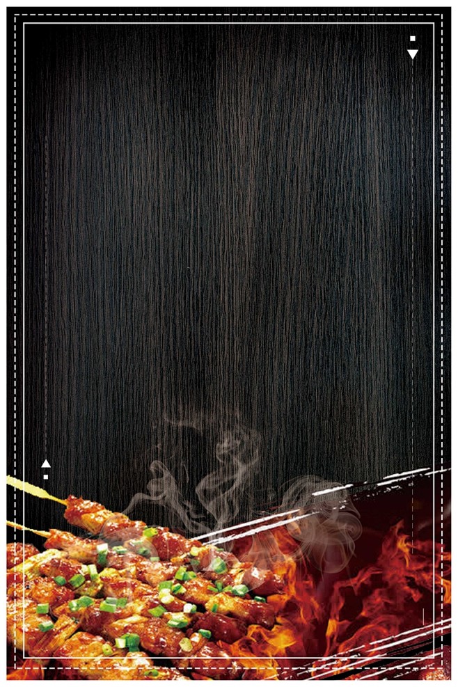 中华美食特色烤肉背景背景图_新图网 ht...