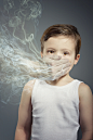Anti Passive Smoking Awareness : A selection of advertising work using digital image manipulation, several of which have gone on to win industry awards with the British Institute of Professional Photography (BIPP)