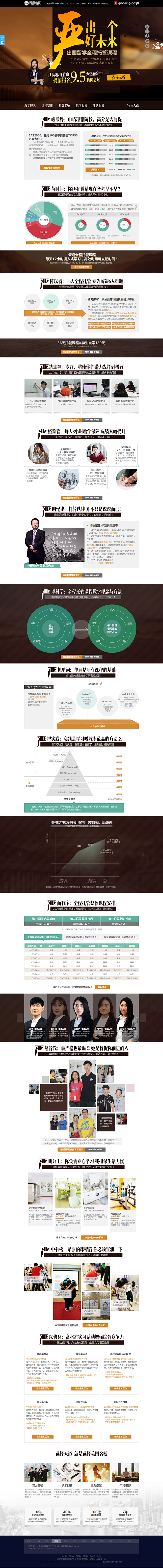 天道全程托管课程,出国留学全程托管,sa...