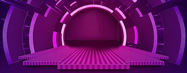 空间感,紫色,舞台,扁平,,,,图库,p...
