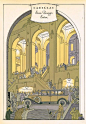 【Thomas Maintland Cleland】文艺的讲，是Cleland在1928年一些发布在《The Saturday Evening Post 》上的一些作品；直白的说，是Cleland给凯迪拉克画的广告。
