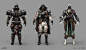 Destiny 2 Forsaken- Tangled Shore Gear, Dima Goryainov : Destination gear for the Tangled Shore. Drawing inspiration from Kow Yokoyama, Makoto Kobayashi, WWII military uniforms, and old space suits.  

Final in-game models created by:

Rosa Lee
https://ww