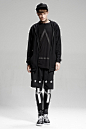 【INXX】LONG CLOTHING纯色连帽外套 男女通款 LC33100627-tmall.com天猫