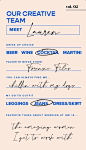 This may contain: the back side of a paper with writing on it and two different types of writing