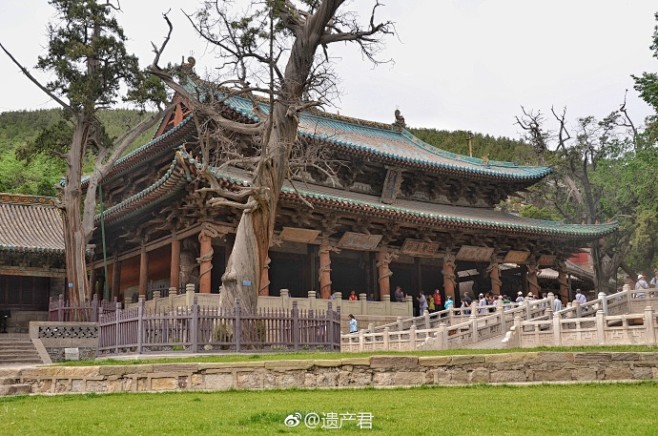 太原晋祠圣母殿晋祠的三大国宝建筑之一中国现存现存的最大的宋代建筑