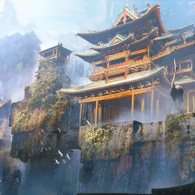 画的红楼梦之太虚幻境 - 小红书-花瓣网