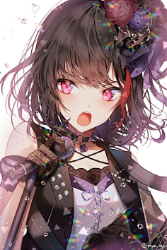 net78动漫美少女 绿瞳 白发 兽耳少女 二次元萌妹子 手绘插画漫画