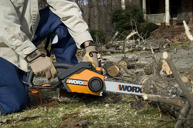 Amazon.com : WORX 18-Inch 15.0 Amp Electric Chainsaw with Auto-Tension ...