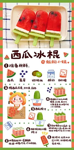 整理了一个手绘食谱9图小合集，这样食谱不喜欢都不行，爱死了!_千寻生活