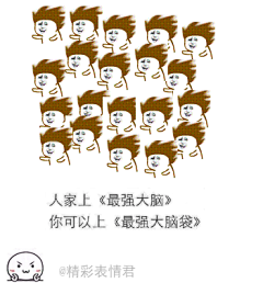 如何委婉的形容一个人头很大？关注我，私信”金馆长“获得更多表情包 