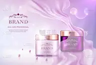 化妆用品,市场营销,纺织品,华贵,模板,广口瓶,三维图形,抗衰老