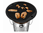 Fuego EG01AMG Element Dual Zone Gas Grill : The Fuego EG01AMG Element dual zone gas grill includes a wooden prep tray that swivels out to hold tools, bowls and utensils.