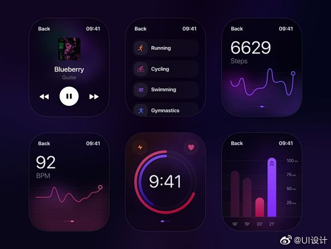 智能手表UI设计