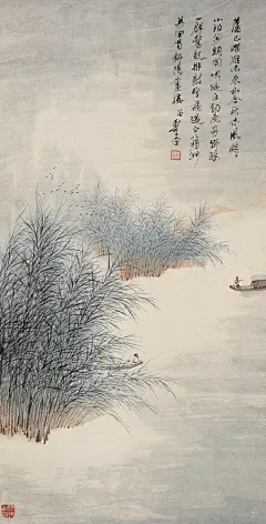 郑午昌山水、花卉、仕女，不拘一格，尤工山水，时而松秀，时而苍郁。画柳长条细叶，婀娜多姿，朋辈戏以郑杨柳呼之。馀事诗词，清新可诵。对青绿山水强调逋色明朗滋润，用笔工而不刻。他的泼墨画也是笔酣墨畅。他说：“师古法而立我法，才不为古人所囿”，又自制印章“画不让人应有我”。#水墨书画# ​​​​...展开全文c