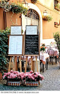 Sidewalk Cafe, Rome, Italy! Since I'm part Italian, I've always wanted to take a father-daughter trip to Italy with my dad. ~Daddy's Girl~: 