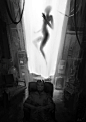 behind the fence, Michal Lisowski : interpreted street view / digital plein air