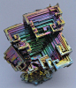 Surrealist Multicolored Bismuth Crystals