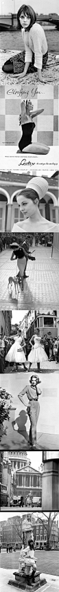 vintage fashion，来自50，60年代的彩色与黑白