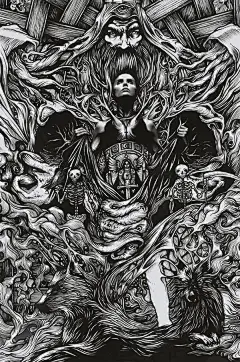 超炫酷的黑白插画，而且每一张都是大神级！ : 回复数字“1”，获300本彩铅插画教程+1000张插画素材 　　法国艺术家-DZO DZO是一名来自法国南部的艺术家，他是位自学成才的画家，还是位自由设计师。 ▼ 　　 　　 　　 　　 　　 　　 　　 　　 　　 　　 　　 　