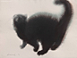 Endre Penovac 毛茸茸的手绘水墨猫咪 猫 水墨 手绘 喵星人 可爱 中国风 