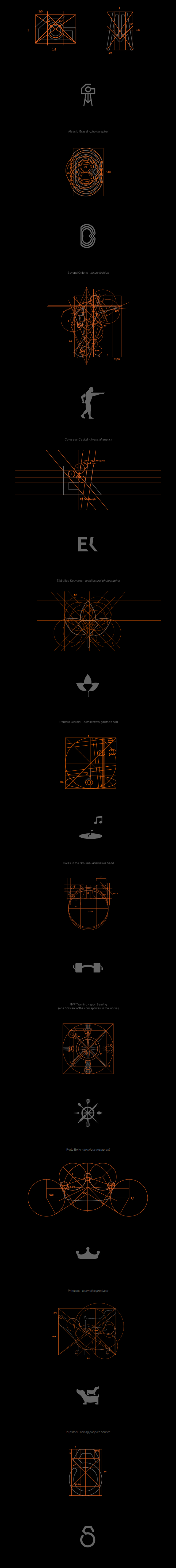 Logomarks Grids on B...