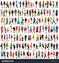 Vector people large set