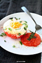 #FD Breakfast#健康又營養的焗烤番茄蛋，多汁的番茄再配上又軟又嫩的雞蛋絕對美味