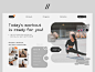 Fitness Landing Page by Kristina Taskaeva for Purrweb UI/UX Agency on Dribbble