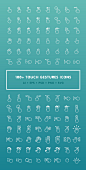100+ Touch Gestures Icons
