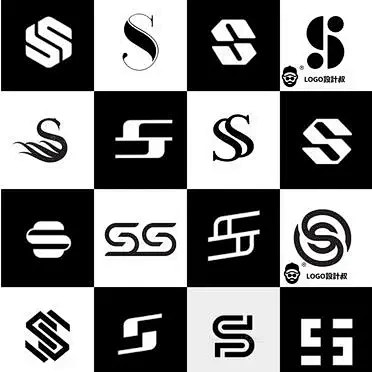 灵感采集⭐300个字母 S元素图形logo设计分享-花瓣网